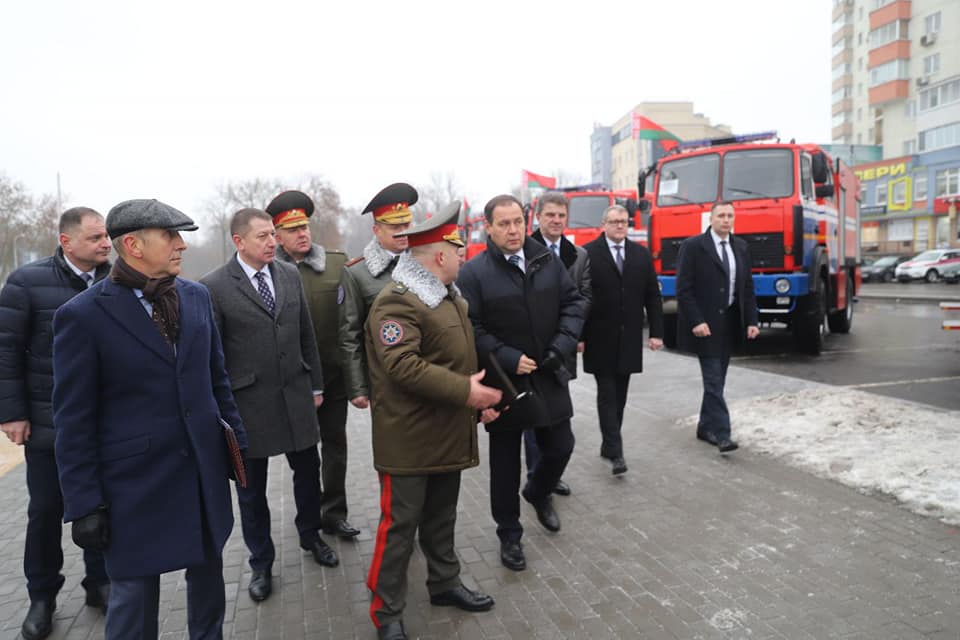 Техника МАЗ передана в подразделение МЧС